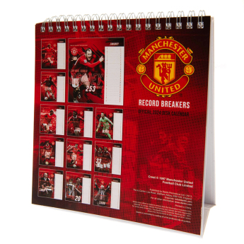 Manchester United stolový kalendár 2024