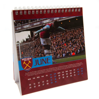West Ham United stolový kalendár 2024