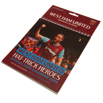 West Ham United stolový kalendár 2024