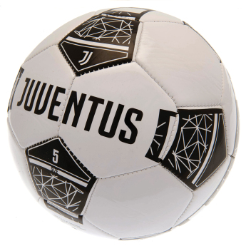 Juventus Torino futbalová lopta crest on a black and white - size 5