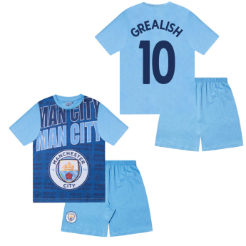 Manchester City detské pyžamo Text Grealish