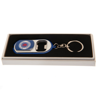 FC Rangers prívesok s otvárakom Keyring Torch Bottle Opener
