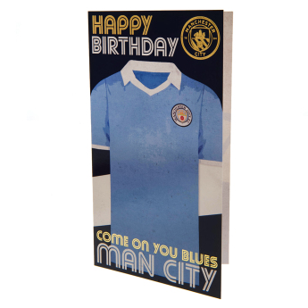 Manchester City narodeninové želanie Retro - Hope you have a great day!