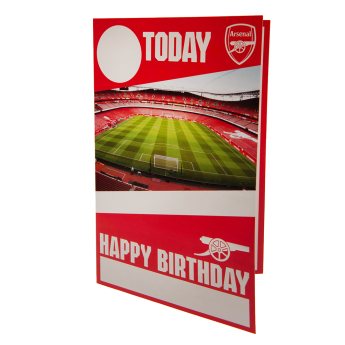 FC Arsenal narodeninová pohľadnica so samolepkami Hope you have a brilliant day