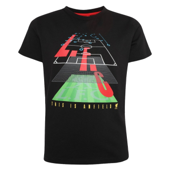 FC Liverpool detské tričko Pitch black