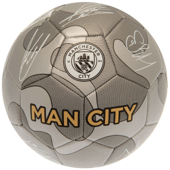 Manchester City futbalová lopta Camo Sig Football - Size 5