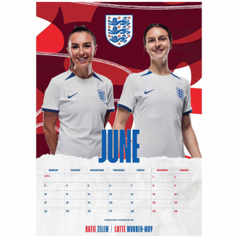 Futbalová reprezentácia kalendár England Lionesses 2024