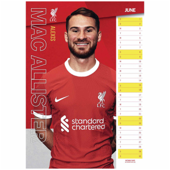 FC Liverpool kalendár 2024