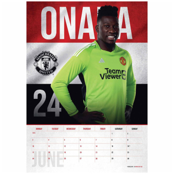 Manchester United kalendár 2024