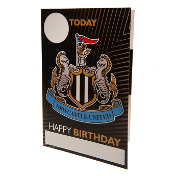 Newcastle United narodeninová pohľadnica so samolepkami Hope you have a fantastic birthday!