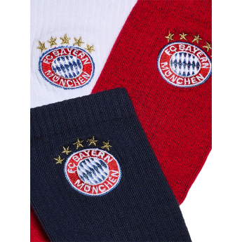 Bayern Mníchov ponožky 3 pack  multicolour