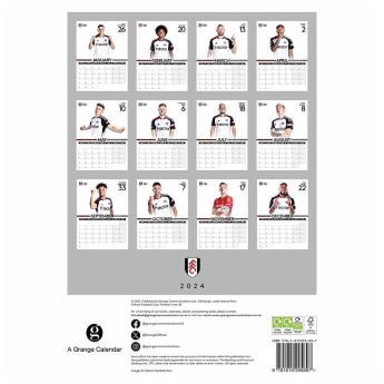 Fulham kalendár 2024