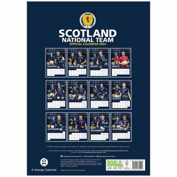 Futbalová reprezentácia kalendár Scottish 2024
