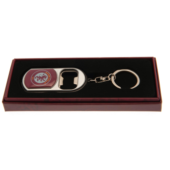 Aston Villa kľúčenka s otváračom Keyring Torch Bottle Opener red