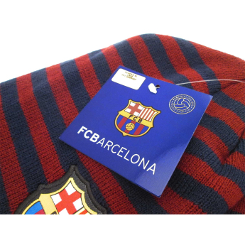 FC Barcelona zimná čiapka stripe