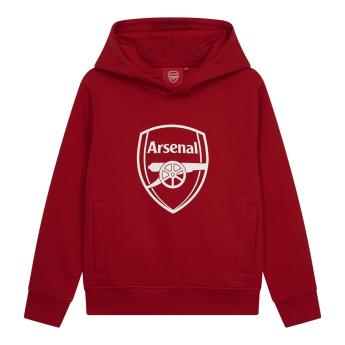 FC Arsenal detská mikina s kapucňou No1 red