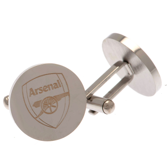 FC Arsenal manžetové gombíky Stainless Steel Round Cufflinks
