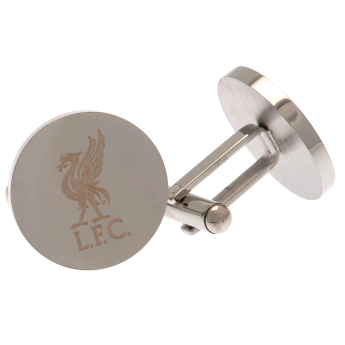 FC Liverpool manžetové gombíky Stainless Steel Round Cufflinks