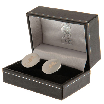 FC Liverpool manžetové gombíky Stainless Steel Round Cufflinks