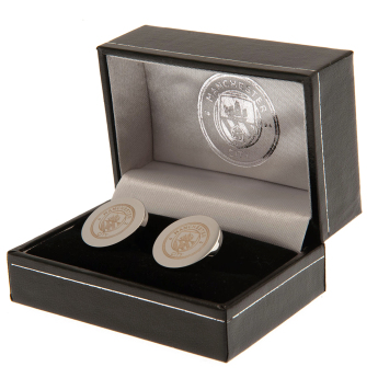 Manchester City manžetové gombíky Stainless Steel Round Cufflinks