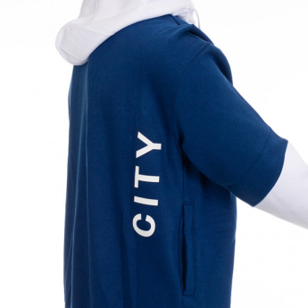 Manchester City pánska mikina s kapucňou No2 zip half