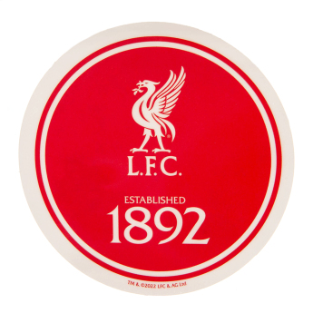 FC Liverpool samolepka Single Car Sticker EST