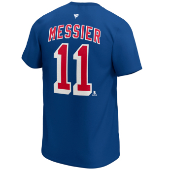 New York Rangers pánske tričko Mark Messier #11 Iconic Name & Number Graphic