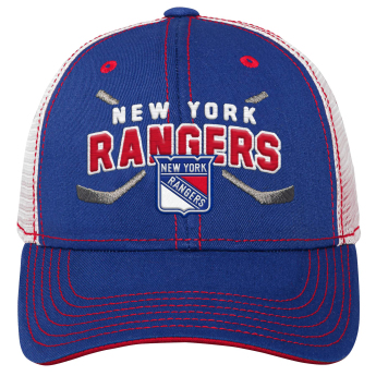 New York Rangers detská čiapka baseballová šiltovka core lockup trucker snapback