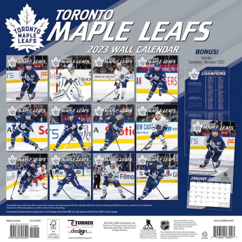 Toronto Maple Leafs kalendár 2023 Wall