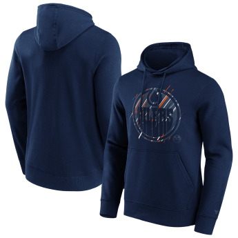 Edmonton Oilers pánska mikina s kapucňou Etch Hoodie navy