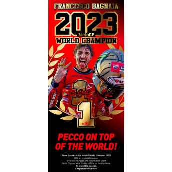 Francesco Bagnaia pánske tričko 2023 MotoGp World Champion