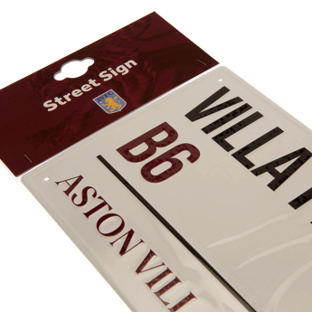 Aston Villa ceduľa na stenu Street Sign