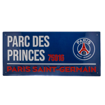 Paris Saint Germain ceduľa na stenu Street Sign NV