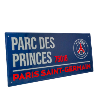 Paris Saint Germain ceduľa na stenu Street Sign NV