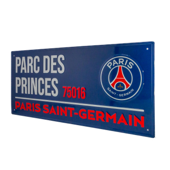 Paris Saint Germain ceduľa na stenu Street Sign NV