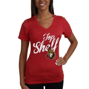 Ottawa Senators dámske tričko red Shelf Tri-Blend