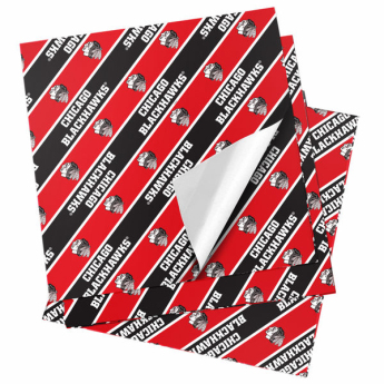Chicago Blackhawks baliaci papier logo redblack