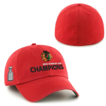 Chicago Blackhawks čiapka baseballová šiltovka 2015 Stanley Cup Champions Franchise RED