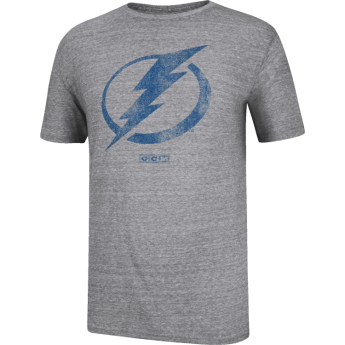 Tampa Bay Lightning pánske tričko CCM Bigger Logo grey