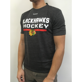 Chicago Blackhawks pánske tričko Locker Room 2016 black