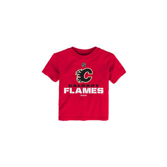 Calgary Flames detské tričko NHL Clean Cut red