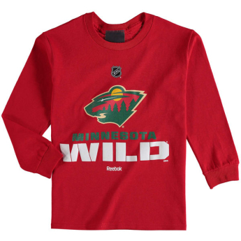 Minnesota Wild detské tričko s dlhým rukávom NHL Clean Cut
