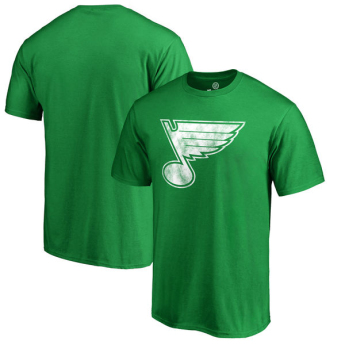 St. Louis Blues pánske tričko green St. Patrick´s Day White Logo