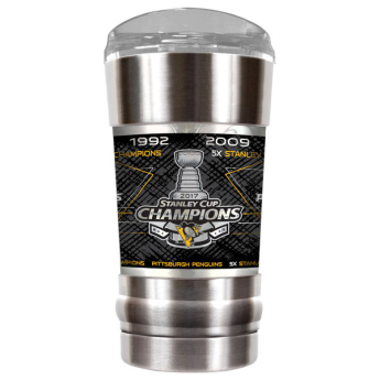 Pittsburgh Penguins hrnček 2017 Stanley Cup Champions 20oz. Slam Travel Tumbler