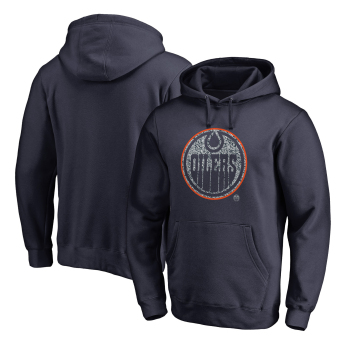 Edmonton Oilers pánska mikina s kapucňou black NHL Static Logo