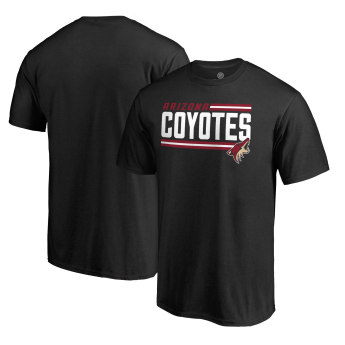 Arizona Coyotes pánske tričko black Iconic Collection On Side Stripe