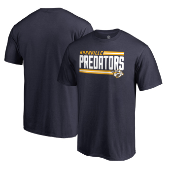 Nashville Predators pánske tričko grey Iconic Collection On Side Stripe