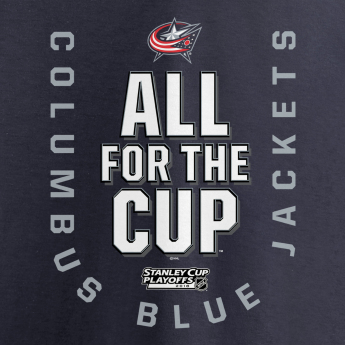 Columbus Blue Jackets dámske tričko grey 2018 Stanley Cup Playoffs Bound Behind The Net