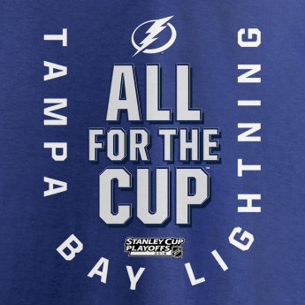 Tampa Bay Lightning dámske tričko blue 2018 Stanley Cup Playoffs Bound Behind The Net
