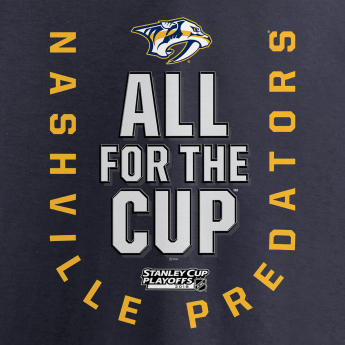 Nashville Predators pánska mikina black 2018 Stanley Cup Playoffs Bound Behind The Net
